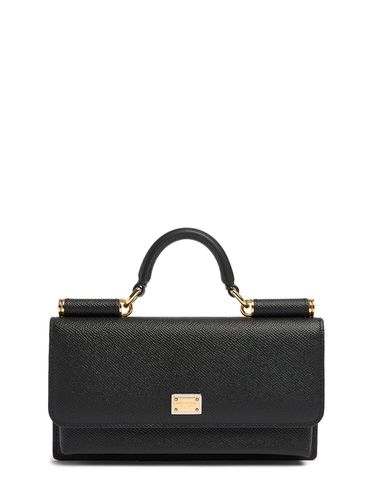 Micro Sicily Elongated Leather Bag - DOLCE & GABBANA - Modalova