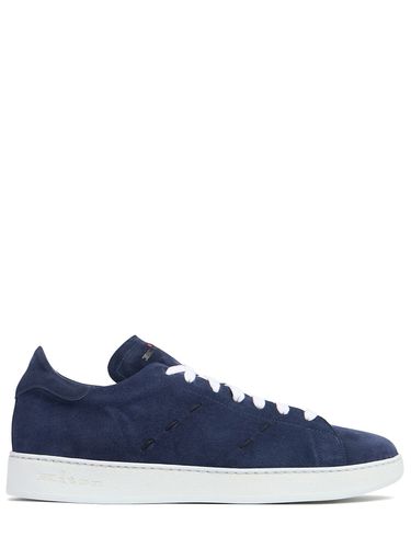 Suede Low Top Sneakers - KITON - Modalova