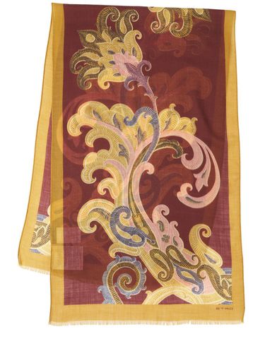 Tosca Printed Cashmere Scarf - ETRO - Modalova