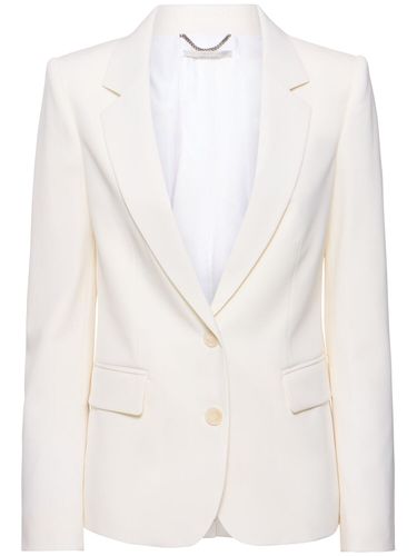 Tailored Wool Blend Single Breast Jacket - STELLA MCCARTNEY - Modalova