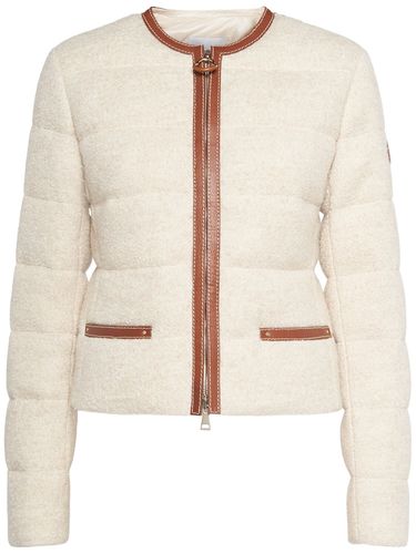 Serinde Wool Blend Down Jacket - MONCLER - Modalova