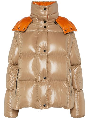 Chaqueta De Plumas De Nylon Laqué - MONCLER - Modalova