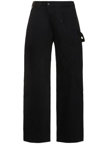 Twisted Cotton Workwear Jeans - JW ANDERSON - Modalova