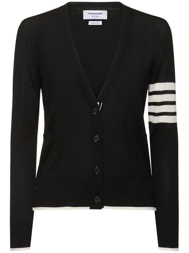 Cardigan Aus Wollstrick - THOM BROWNE - Modalova