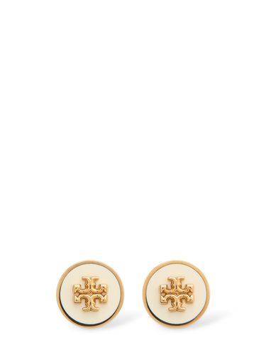 Kira Enamel Stud Earrings - TORY BURCH - Modalova