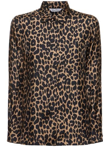 Etna Printed Satin Shirt - MAX MARA - Modalova