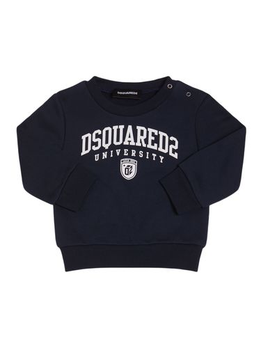 Bedrucktes Sweatshirt Aus Baumwolle - DSQUARED2 - Modalova