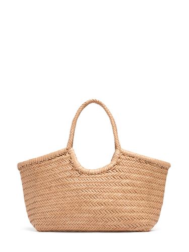 Big Nantucket Woven Leather Basket Bag - DRAGON DIFFUSION - Modalova