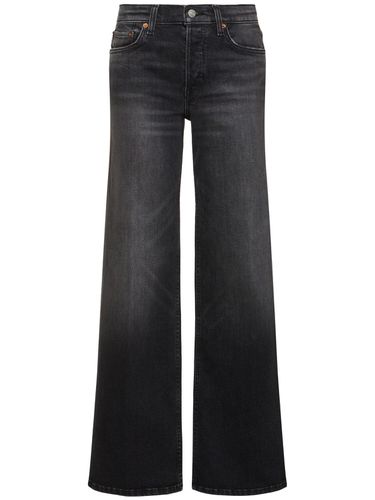 Mid Rise Wide Leg Jeans - RE/DONE - Modalova