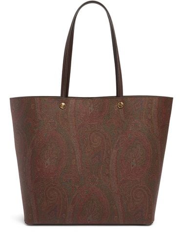 Borsa Shopping In Misto Cotone Xl - ETRO - Modalova