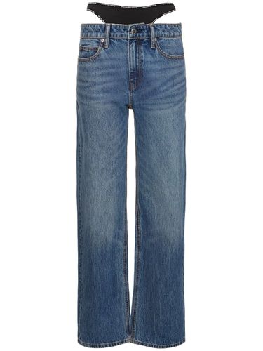 Mid Rise Relaxed Cotton Denim Jeans - ALEXANDER WANG - Modalova