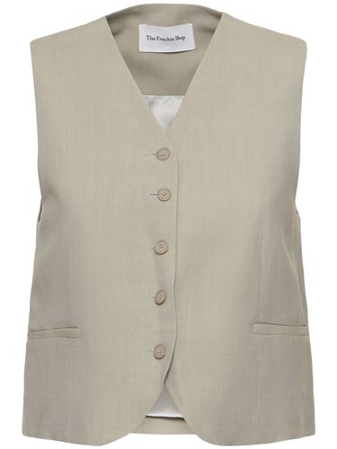 Chelsea Viscose & Linen Vest - THE FRANKIE SHOP - Modalova