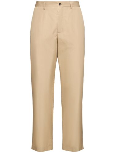 Cotton & Silk Pants - DOLCE & GABBANA - Modalova