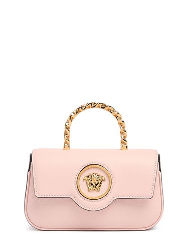 Mini La Medusa Leather Top Handle Bag - VERSACE - Modalova