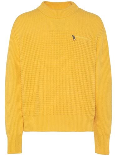 Virgin Wool & Cashmere Sweater - MONCLER - Modalova