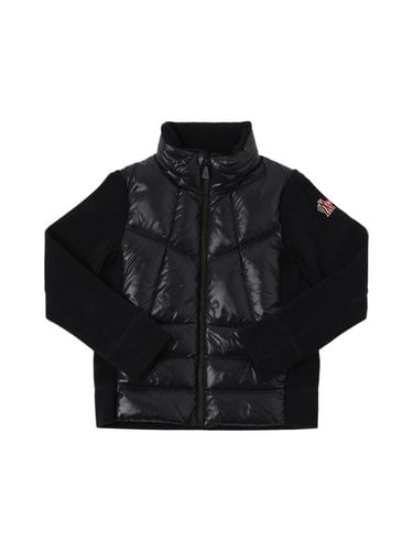 Zip-up Nylon Cardigan Jacket - MONCLER GRENOBLE - Modalova