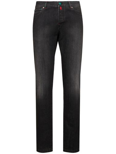 Cotton Denim Jeans - KITON - Modalova