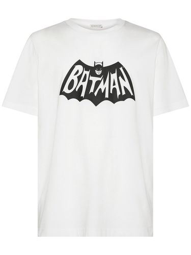 Batman Cotton Jersey T-shirt - MONCLER - Modalova