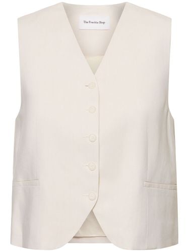 Chelsea Viscose & Linen Vest - THE FRANKIE SHOP - Modalova