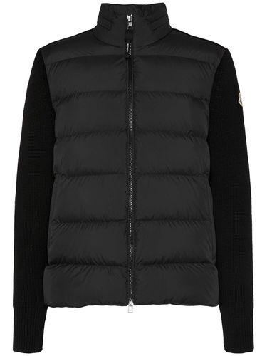 Virgin Wool Down Cardigan - MONCLER - Modalova