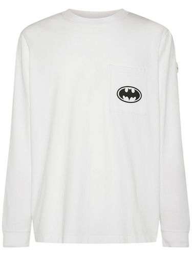 Langarmshirt Aus Baumwolljersey „batman“ - MONCLER - Modalova