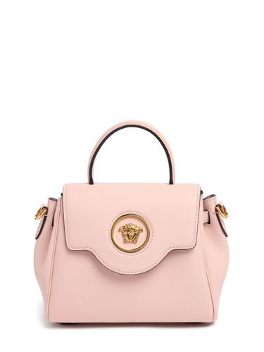 La Medusa Leather Top Handle Bag - VERSACE - Modalova