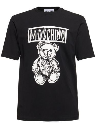 Teddy Short Sleeve T-shirt - MOSCHINO - Modalova