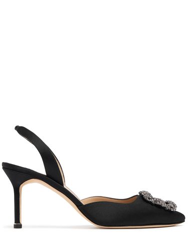 Mm Hangisli Satin Pumps - MANOLO BLAHNIK - Modalova