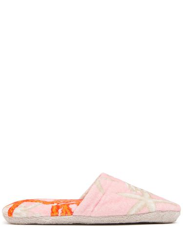 Barocco De La Mer Bath Slippers - VERSACE - Modalova