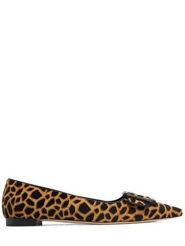 Mm Maysale Ponyskin Flats - MANOLO BLAHNIK - Modalova