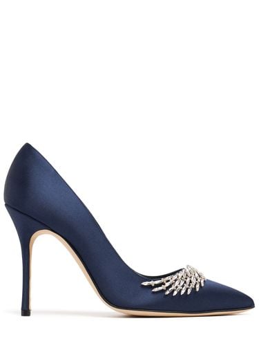 Mm Pluma Satin Pumps - MANOLO BLAHNIK - Modalova