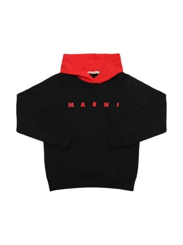 Sudadera De Algodón Con Logo - MARNI JUNIOR - Modalova