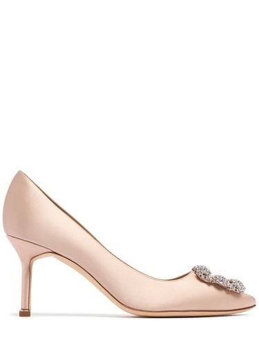 Mm Hangisi Satin Pumps - MANOLO BLAHNIK - Modalova