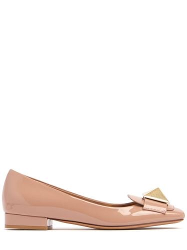 Mm One Stud Patent Leather Flats - VALENTINO GARAVANI - Modalova