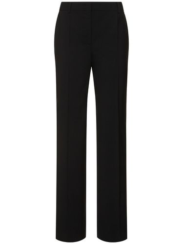 Stretch Wool Straight Pants - ALBERTA FERRETTI - Modalova