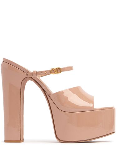 Sandalias Mules De Charol 155mm - VALENTINO GARAVANI - Modalova