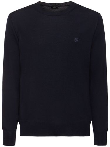 Crewneck Knit Sweater - ETRO - Modalova