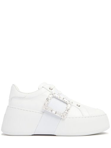 Viv Skate Crystal Buckle High Sneakers - ROGER VIVIER - Modalova