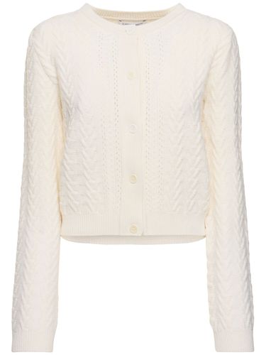 Wool & Cashmere Knit Cardigan - ALBERTA FERRETTI - Modalova