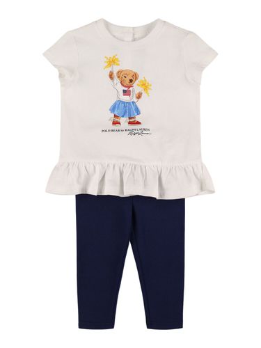 Camiseta Y Leggings De Algodón - POLO RALPH LAUREN - Modalova