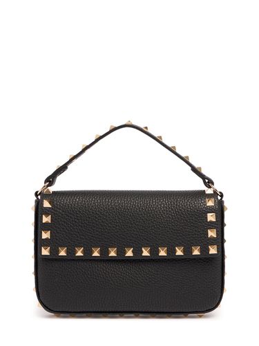 Small Rockstud Leather Top Handle Bag - VALENTINO GARAVANI - Modalova