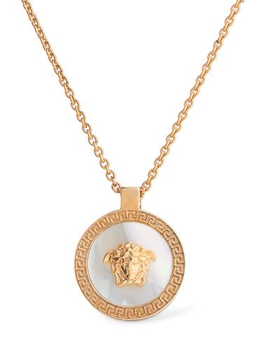 Collana Medusa Con Madreperla - VERSACE - Modalova