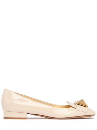 Mm One Stud Patent Leather Flats - VALENTINO GARAVANI - Modalova