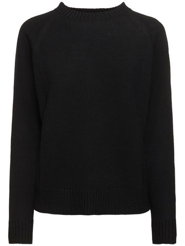 Salvia Wool Knit Crewneck Sweater - MAX MARA - Modalova