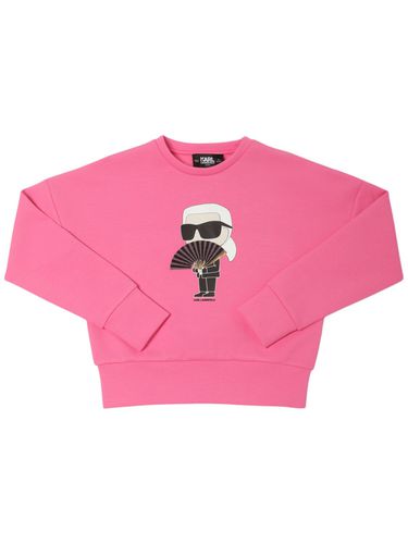 Sudadera De Algodón - KARL LAGERFELD - Modalova