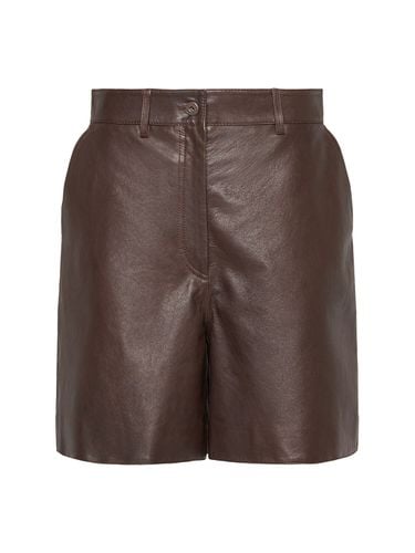 Biella Leather Shorts - WEEKEND MAX MARA - Modalova