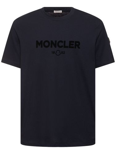 Cotton & Cashmere T-shirt - MONCLER - Modalova