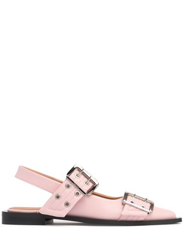 Mm Feminine Chunky Slingback Flats - GANNI - Modalova