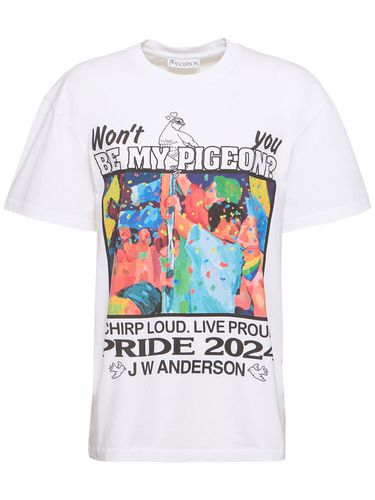 T-shirt Jw Pride In Jersey Stampato - JW ANDERSON - Modalova