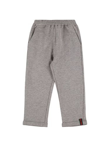 Pantalones Deportivos De Algodón Jersey - GUCCI - Modalova